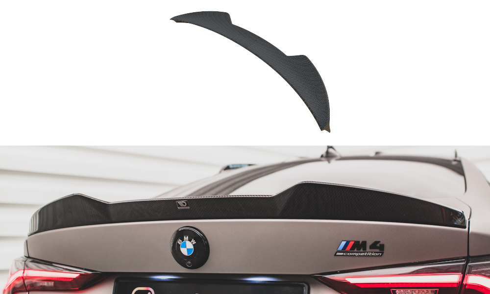 Maxton Carbon Fiber Boot Lip Spoiler BMW M4 G82 / M440i G22 / 4 M-pack G22