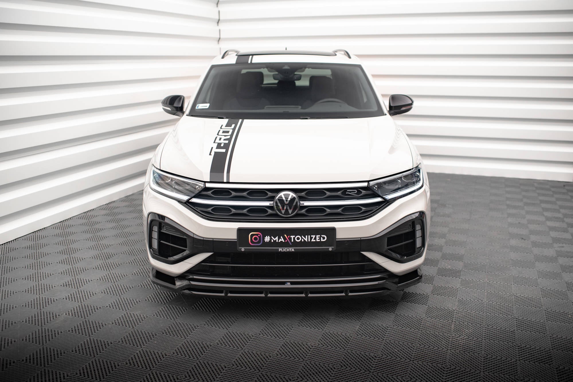 Maxton Design Front Lip V.1 Volkswagen T-Roc R / R-Line Mk1 Facelift