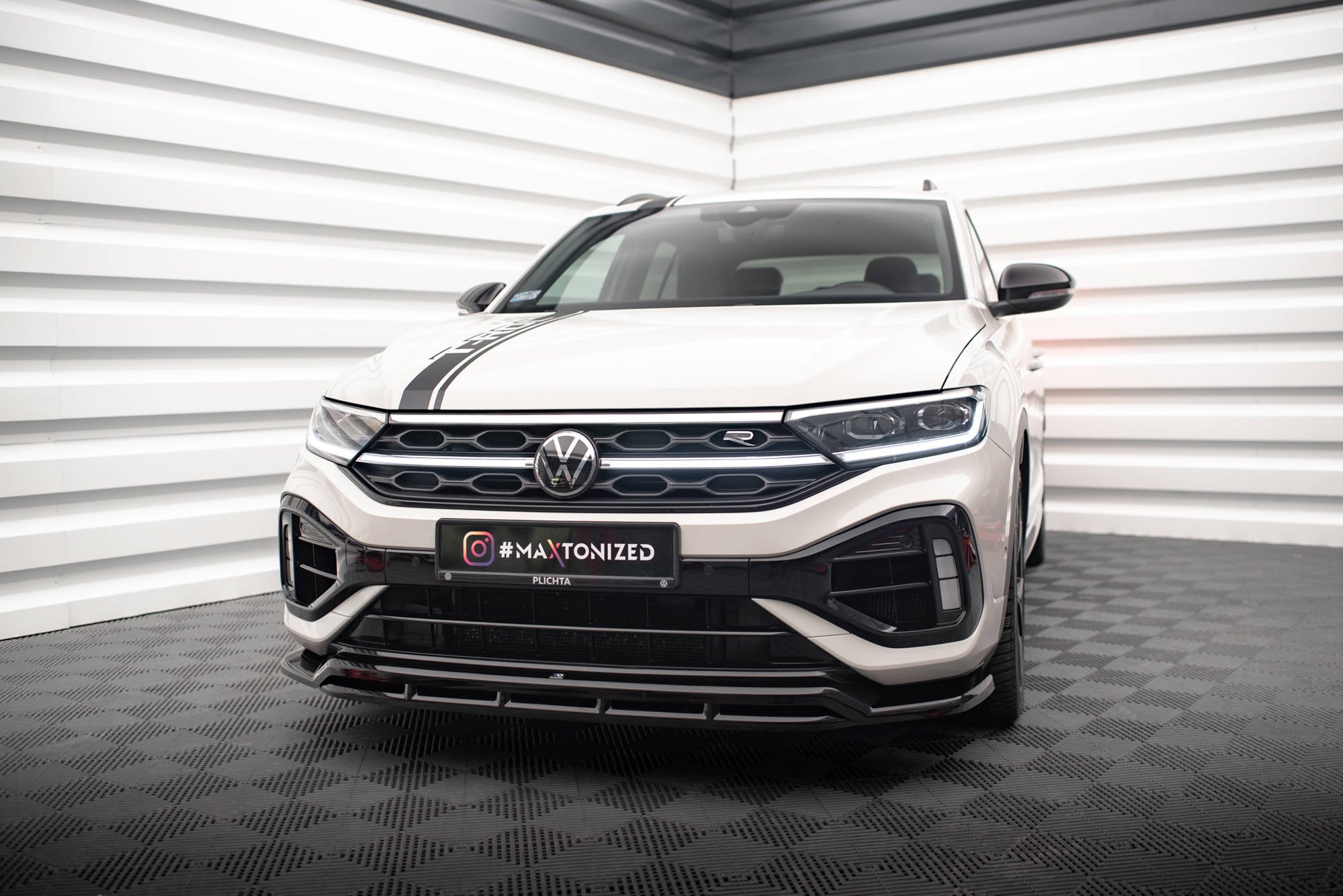 Maxton Design Front Lip V.1 Volkswagen T-Roc R / R-Line Mk1 Facelift