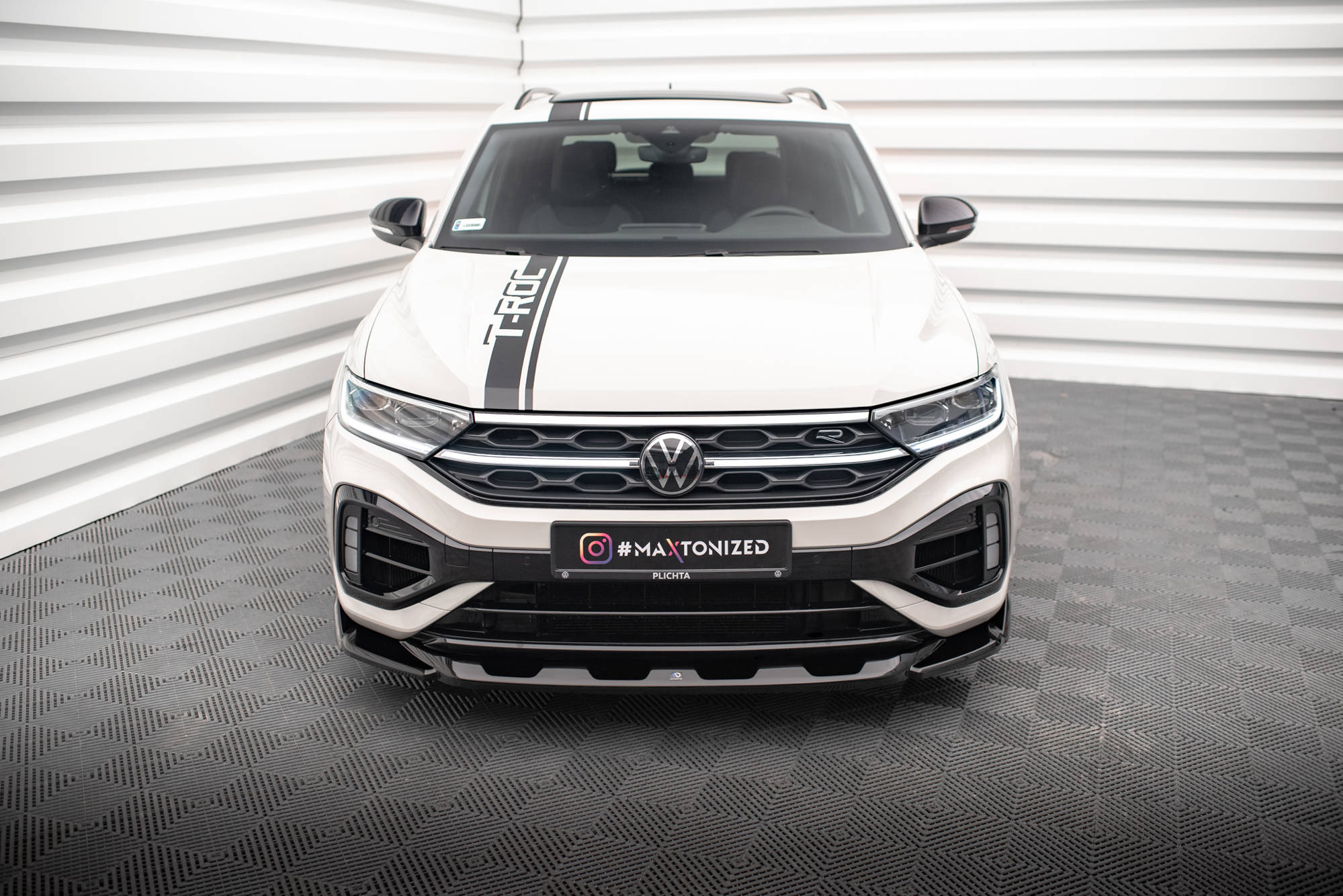 Maxton Design Front Lip V.2 Volkswagen T-Roc R / R-Line Mk1 Facelift