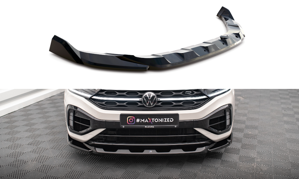 Maxton Design Front Lip V.2 Volkswagen T-Roc R / R-Line Mk1 Facelift