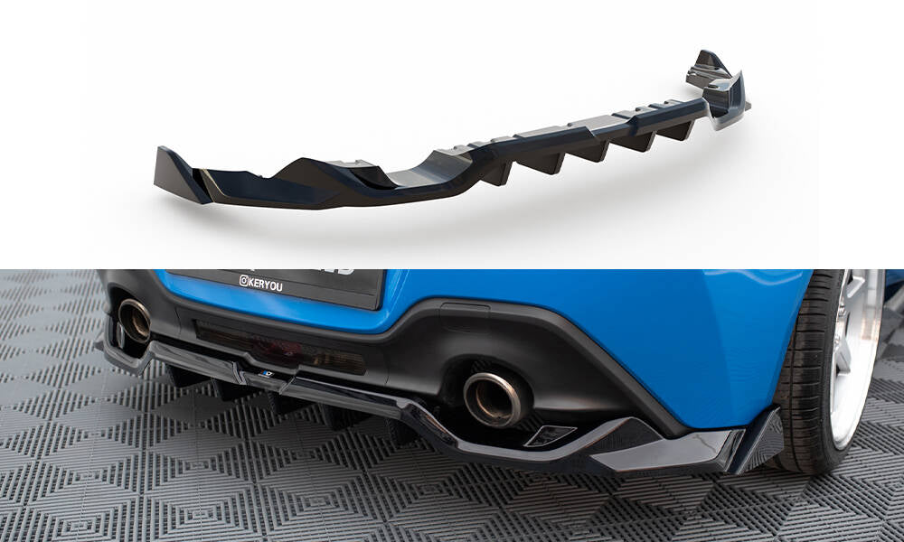 Maxton Design Rear Splitter (with vertical bars) V.3 Toyota GR86 Mk1 / Subaru BRZ ZD8