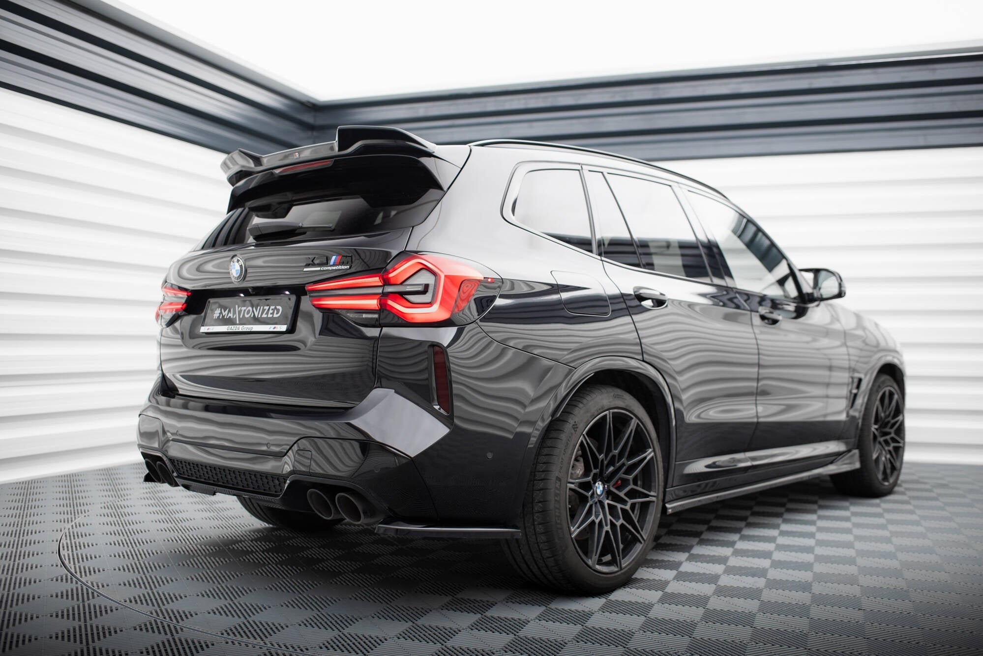 Maxton Design BMW X3 M F97 Rear Side Splitters V1 (Facelift)