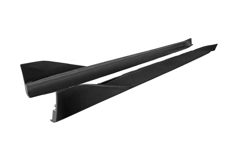 M Performance Style Side Skirts in Pre Pegged Carbon For M3 G80-G81