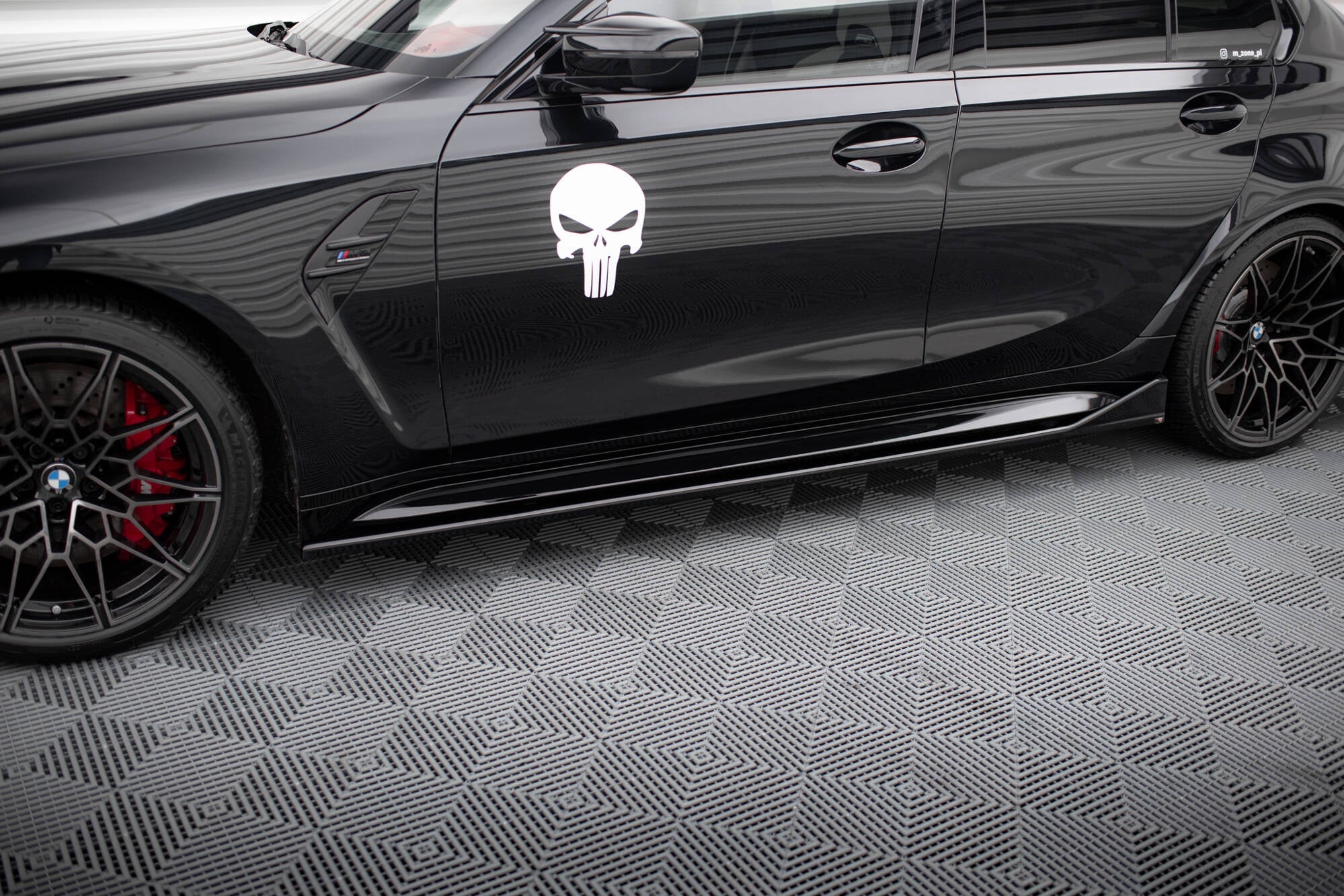 Maxton Design Side Skirts Diffusers V.3 CSL Look BMW M3 G80