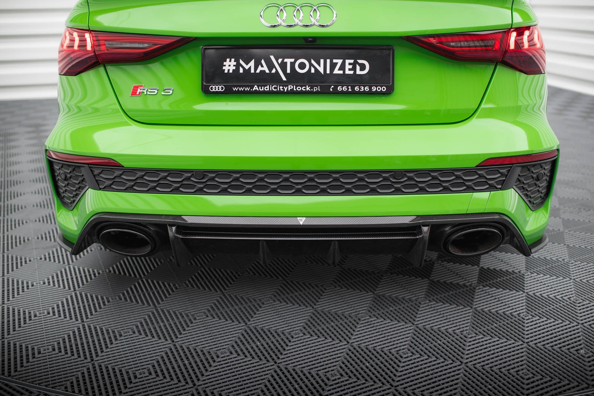 Maxton Carbon Fiber Rear Diffuser Audi RS3 Sedan / Sportback 8Y