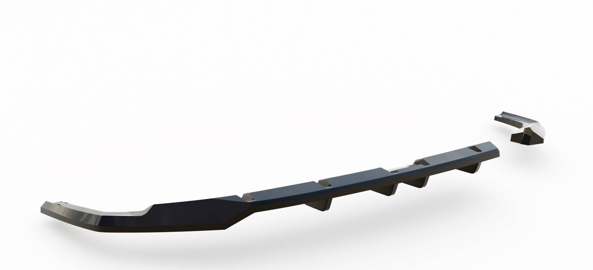 Maxton Design Rear Splitter (with vertical bars) Hyundai Kona N-Line Mk2