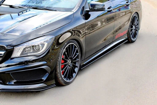 Maxton Design Mercedes CLA45 AMG (Pre-Facelift) Front Lip V1 + Side Skirts
