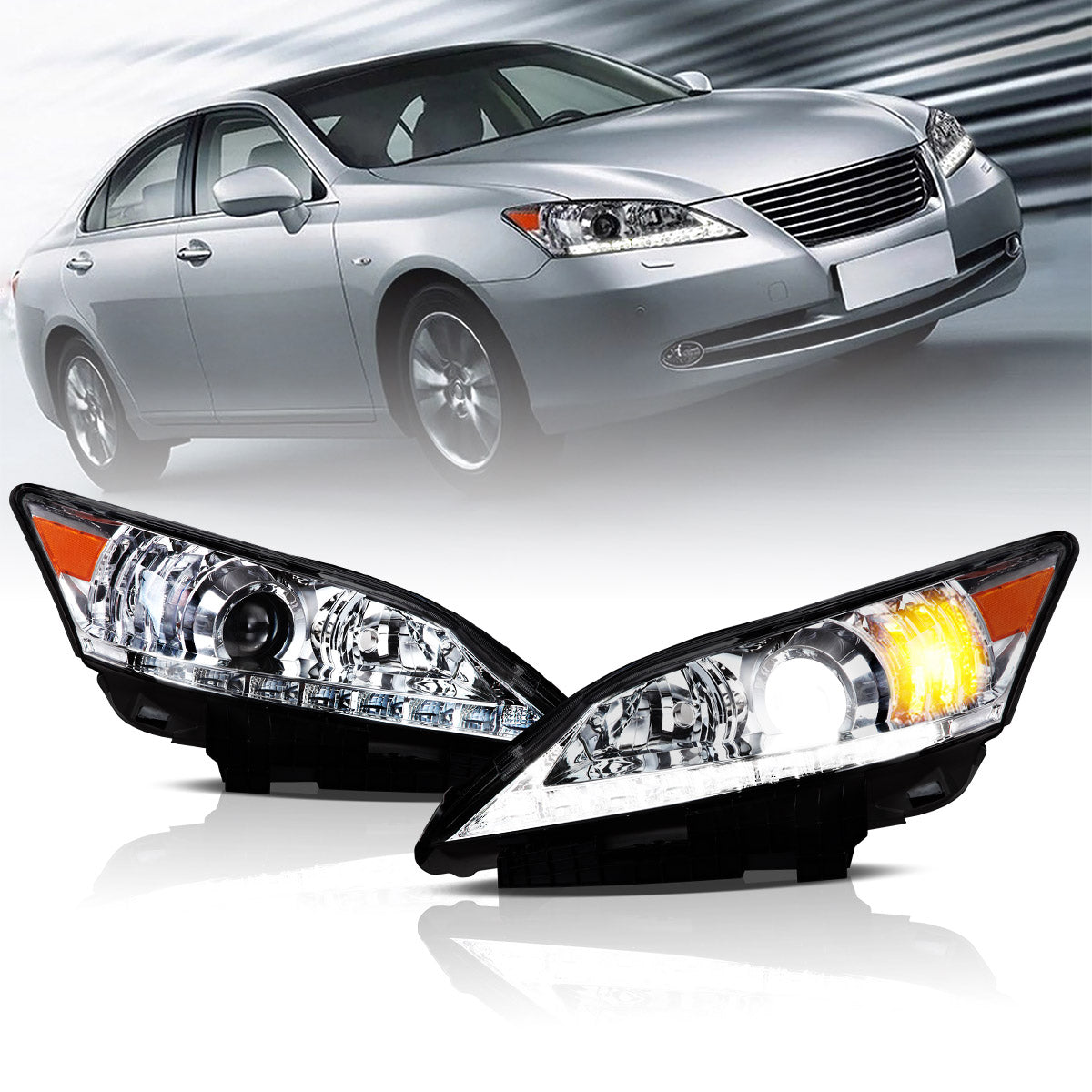 LED Headlights for Lexus ES350 2010–2012