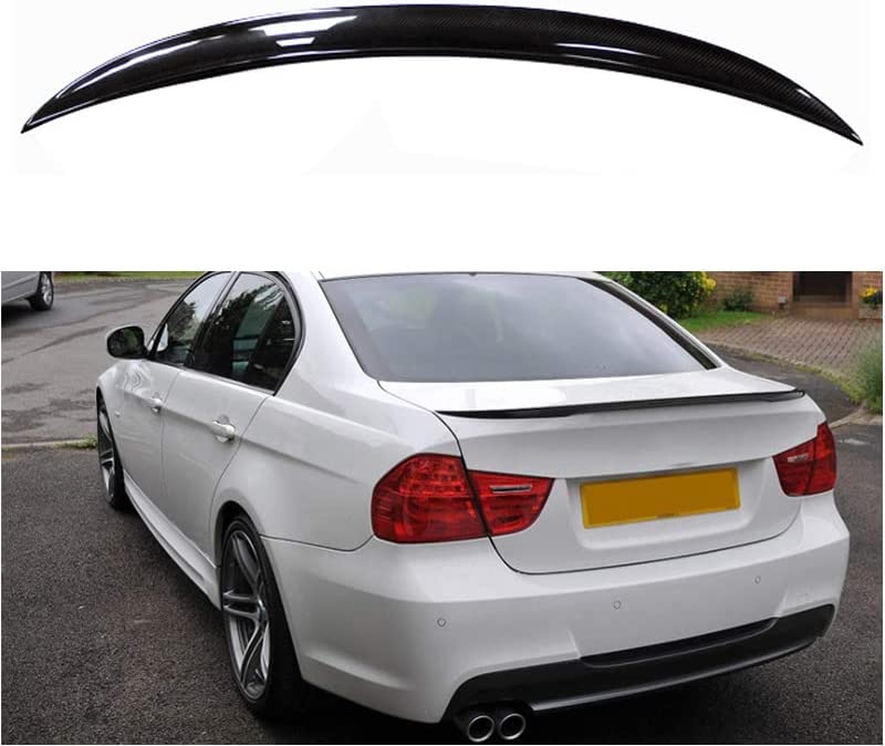 BMW 3 Series E90 MP Style ABS Rear Boot Lip (Gloss Black)
