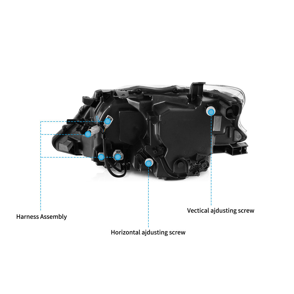 LED Headlights for Lexus RX 270 350 450h 2013–2015