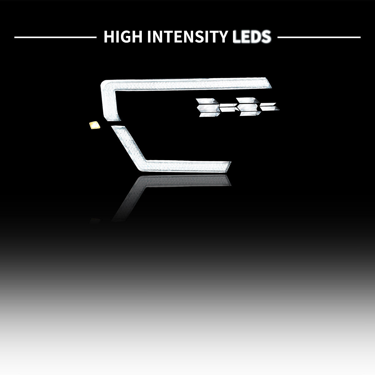 LED Headlights for Toyota Tacoma with Start-up Animation 2012–2015
