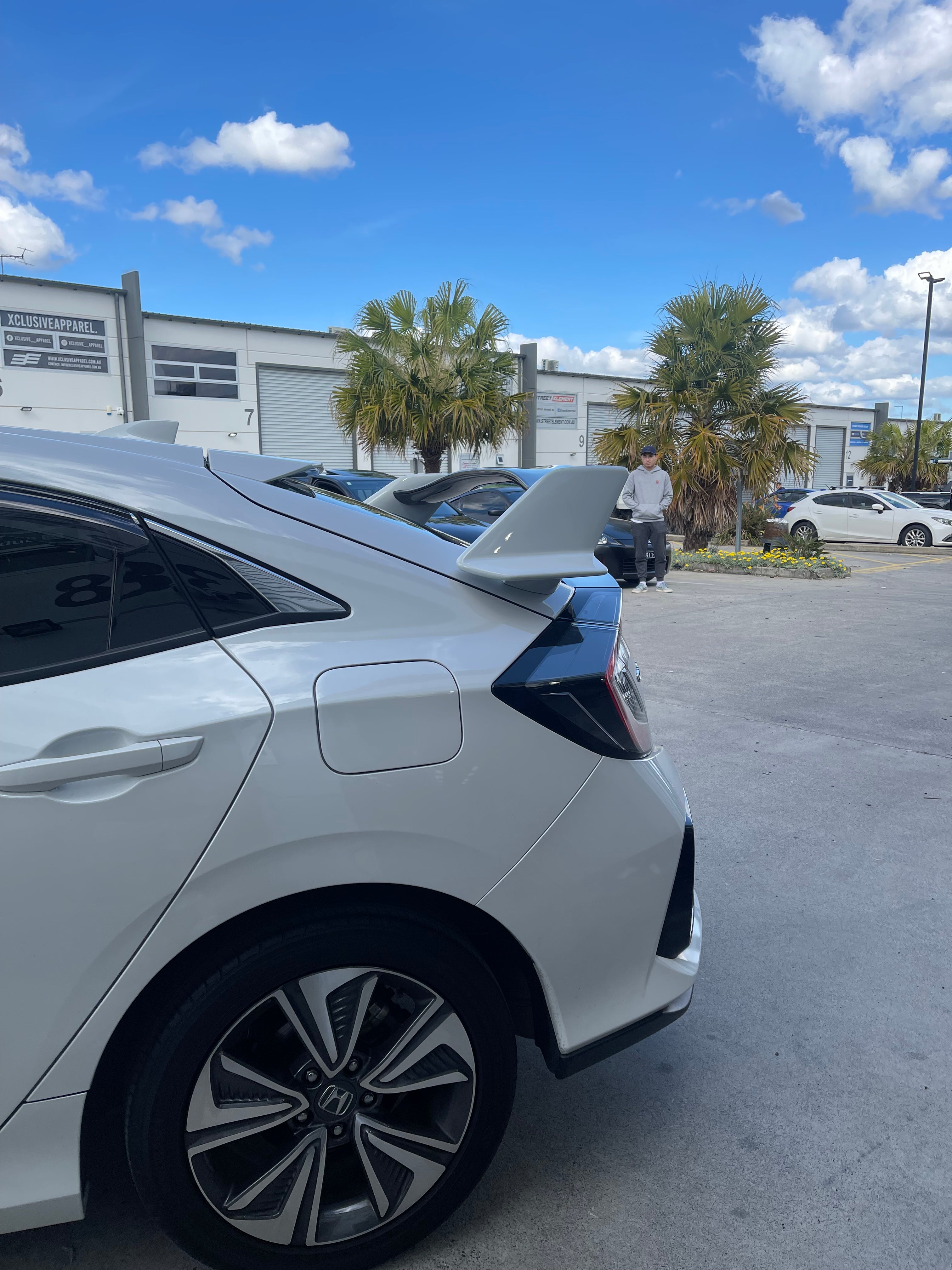 Honda Civic Type R Style ABS Spoiler for Hatchback FK4/FK5/FK7