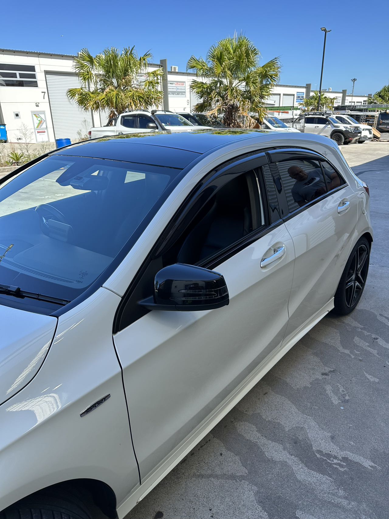 Weather Shield / Window Visor for Mercedes A-CLASS W176 2013 - 2018