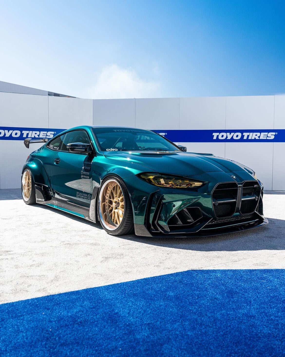 BMW G80 G81 M3/G82 G83 M4 Front Bumper Dry Carbon Fiber Grille & Duct Vents for ADRO Front Bumper 2020+