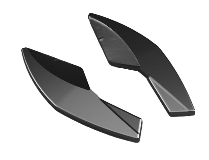 Rear Side Splitters VW Golf MK 7 R 2013-2016 Version 2