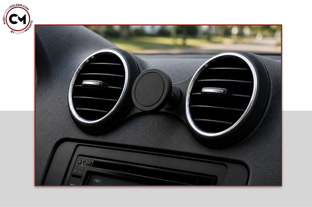 Clearmounts MagSafe Magnetic Phone Holder for Audi A3/S3 8P - Dubhaus Australia