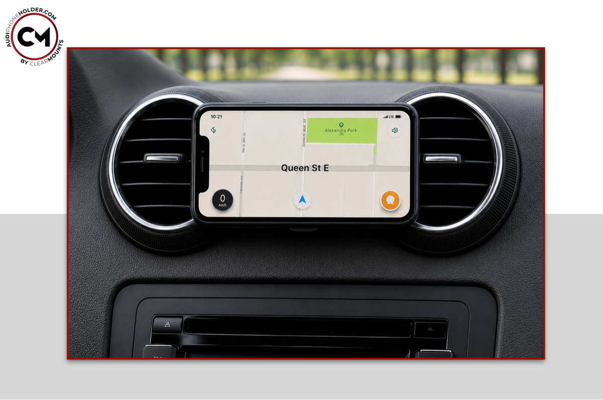 Clearmounts MagSafe Magnetic Phone Holder for Audi A3/S3 8P - Dubhaus Australia