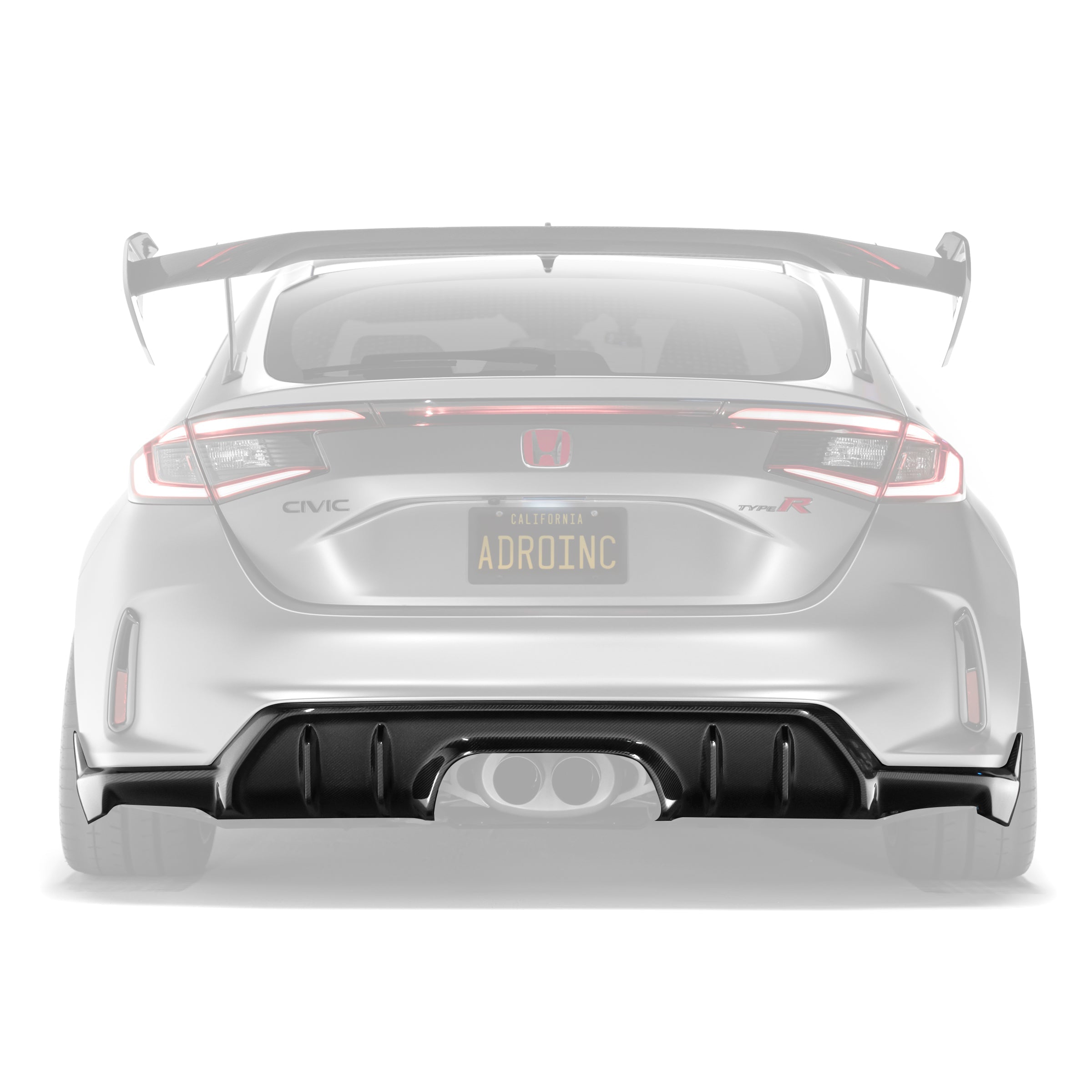 Honda Civic FL5 Type R Carbon Fiber Rear Diffuser