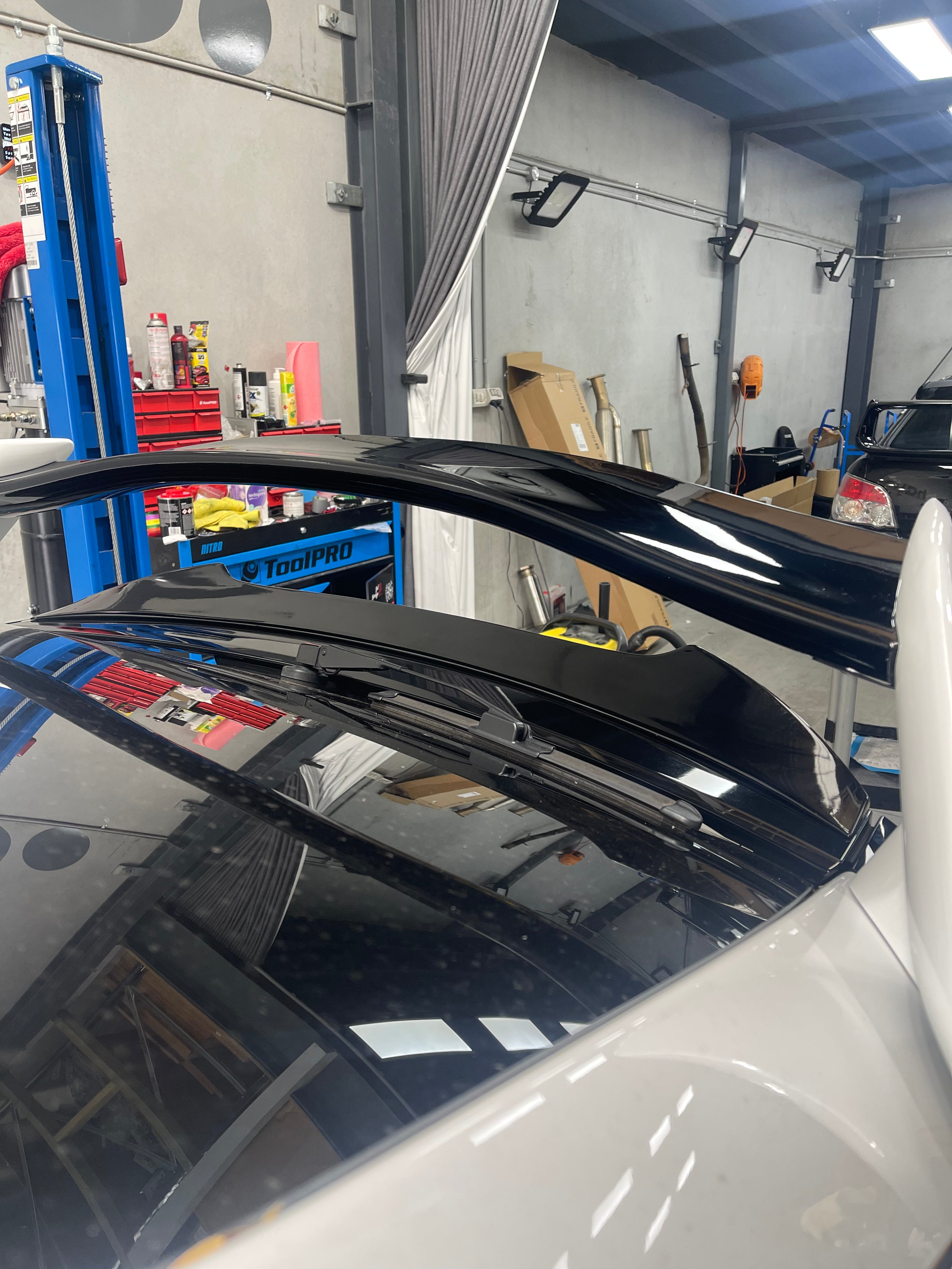 Honda Civic FK Hatchback Mugen Style V1 Boot ABS Spoiler (Gloss Black)