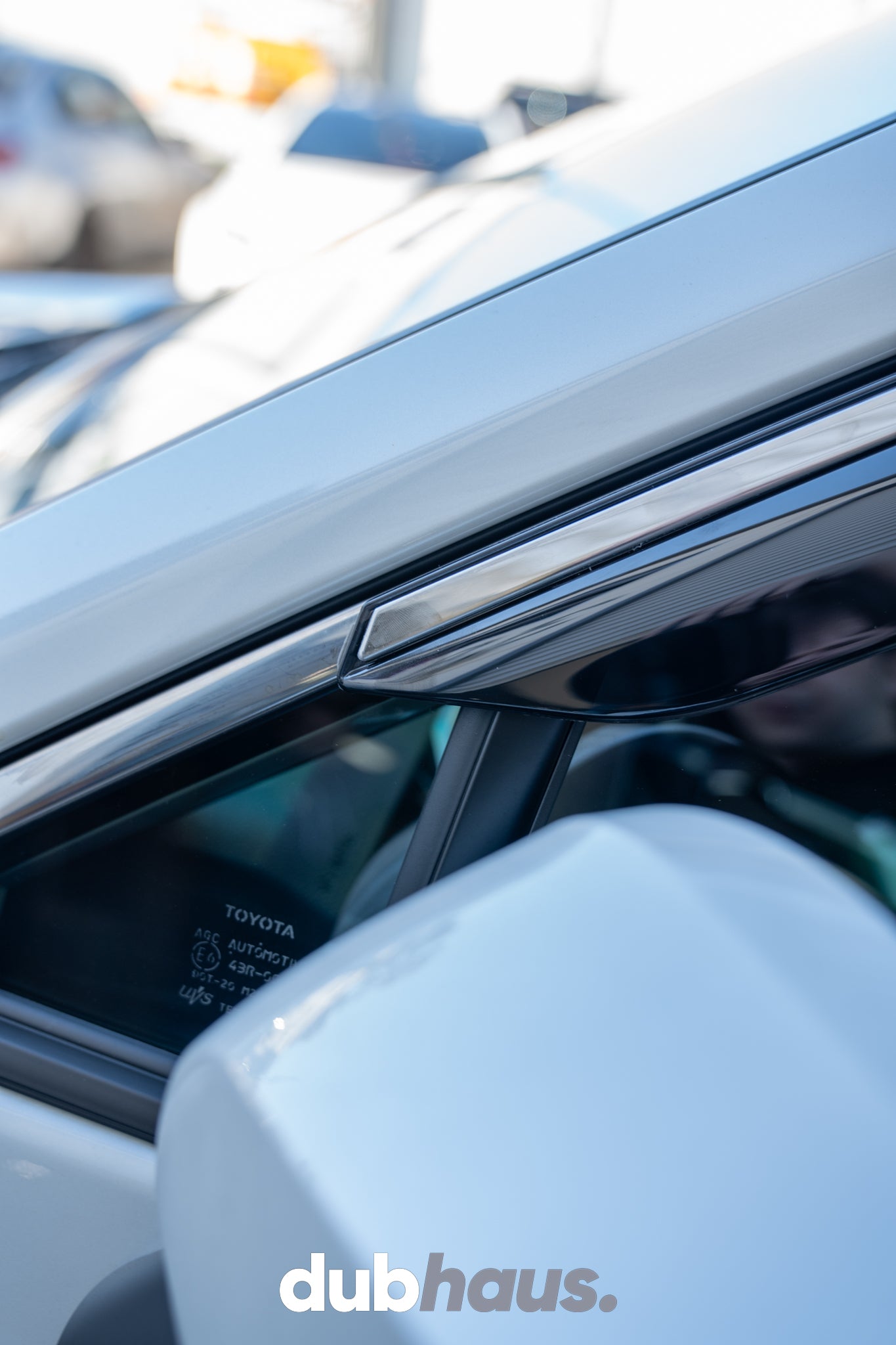 Weather Shield / Window Visor for TOYOTA RAV-4  2019+ (Stainless Trim)