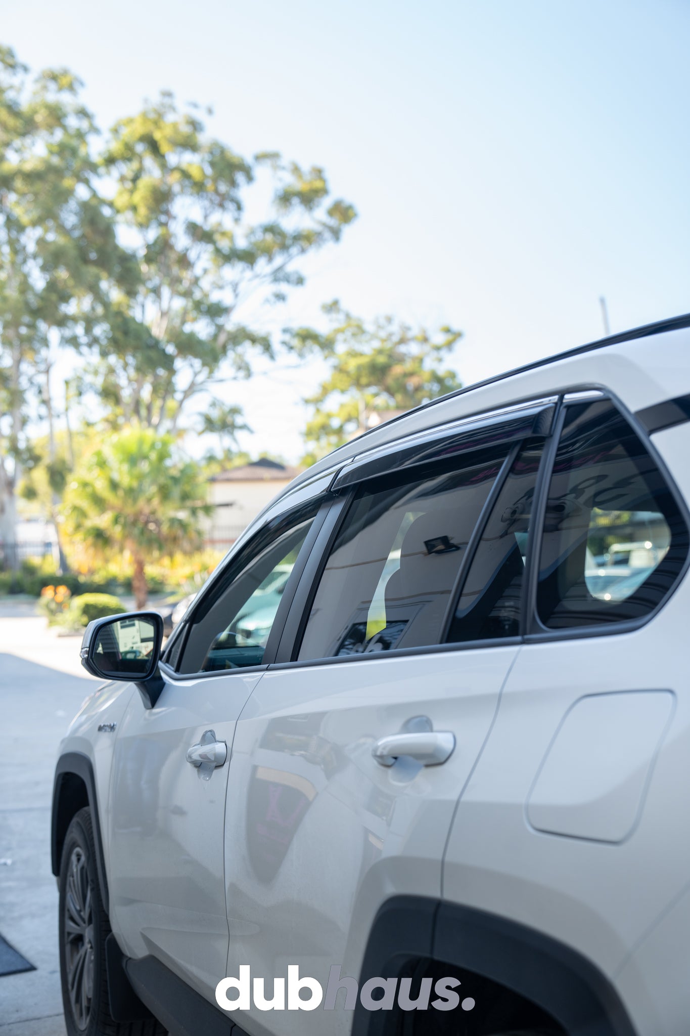 Weather Shield / Window Visor for TOYOTA RAV-4  2019+ (Stainless Trim)