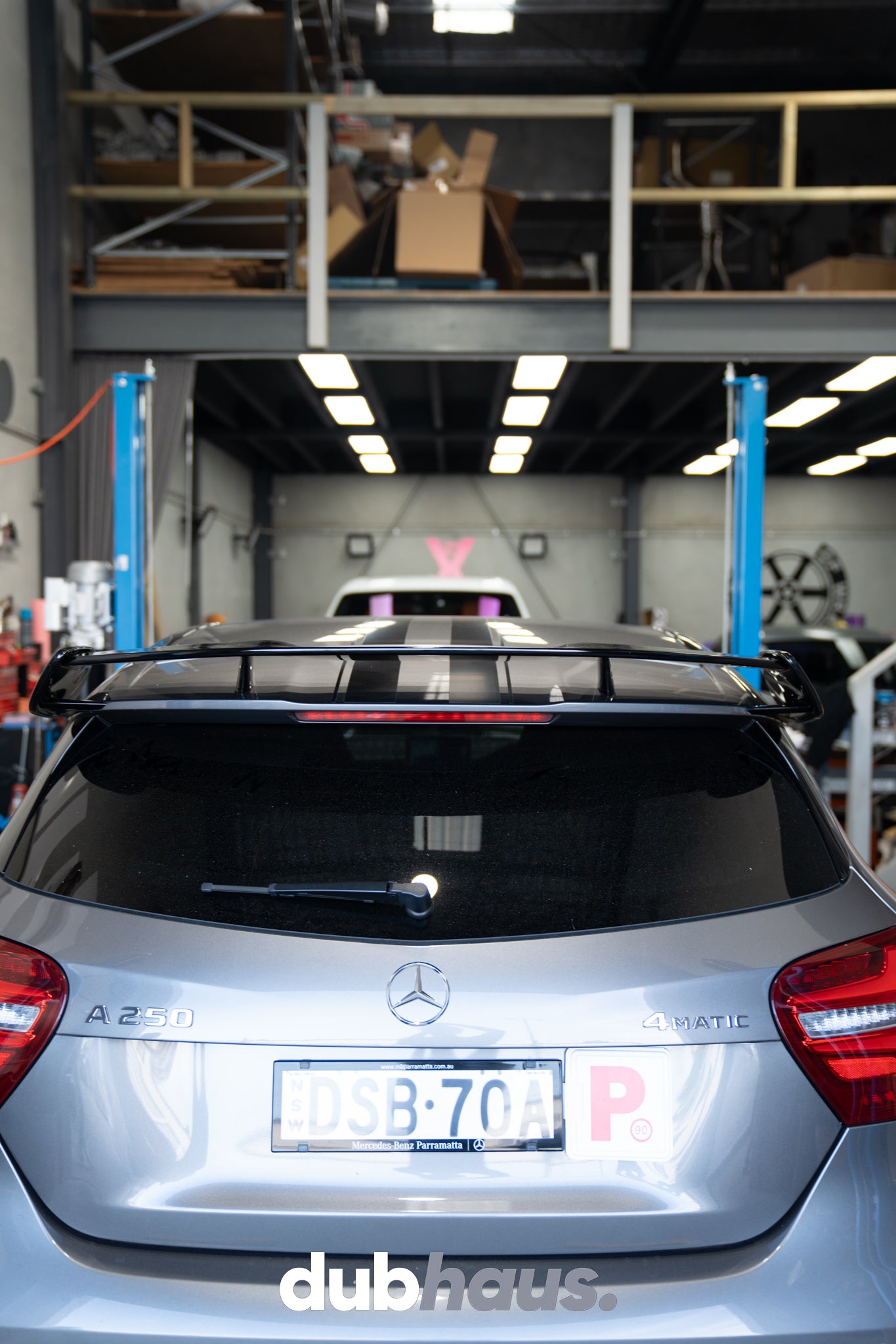 Mercedes Benz A Class W176 AMG Style ABS Spoiler (Gloss Black)