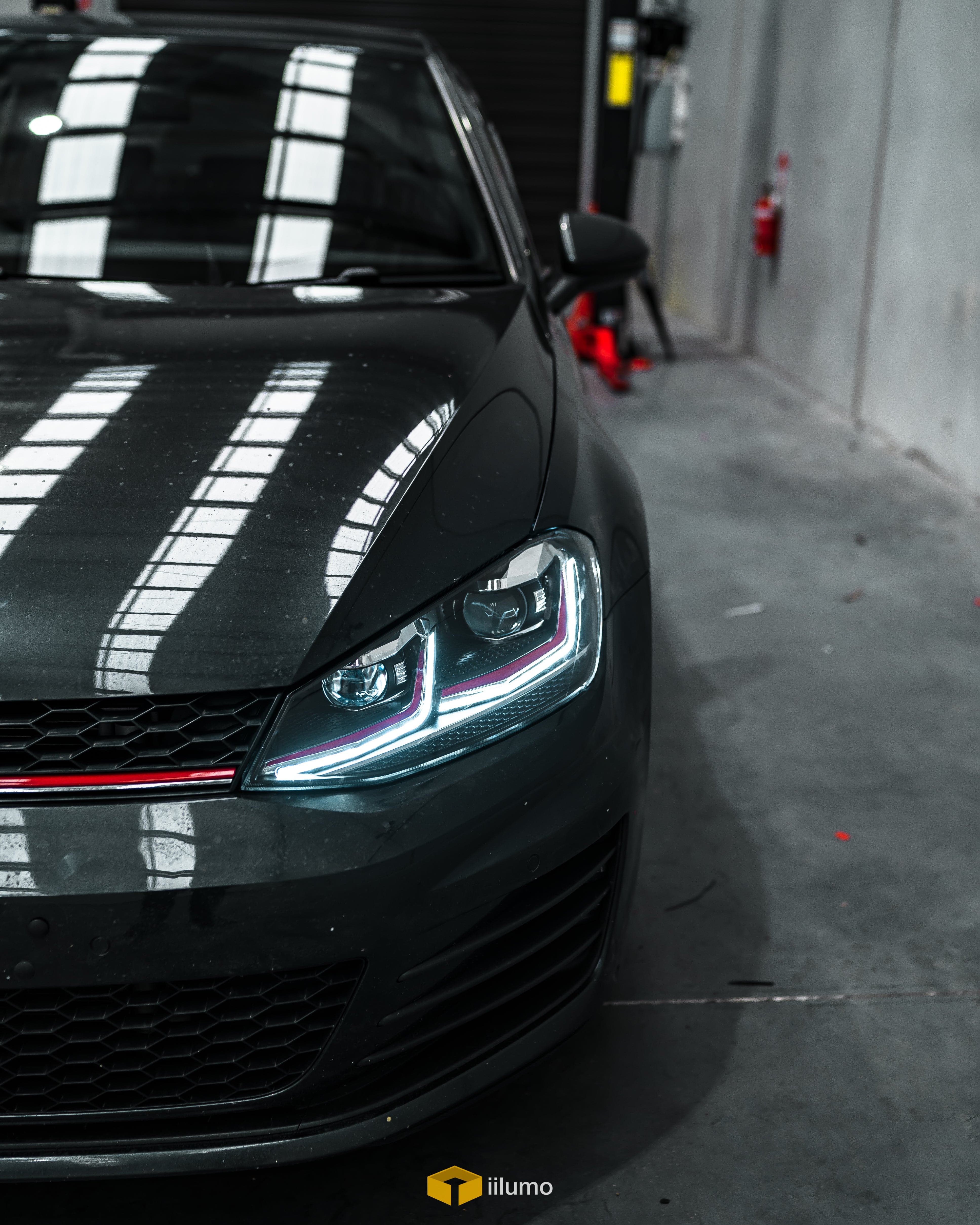 2012-2020 VW MK7.5R STYLE SEQUENTIAL LED HEADLIGHTS (MK7) - iilumo