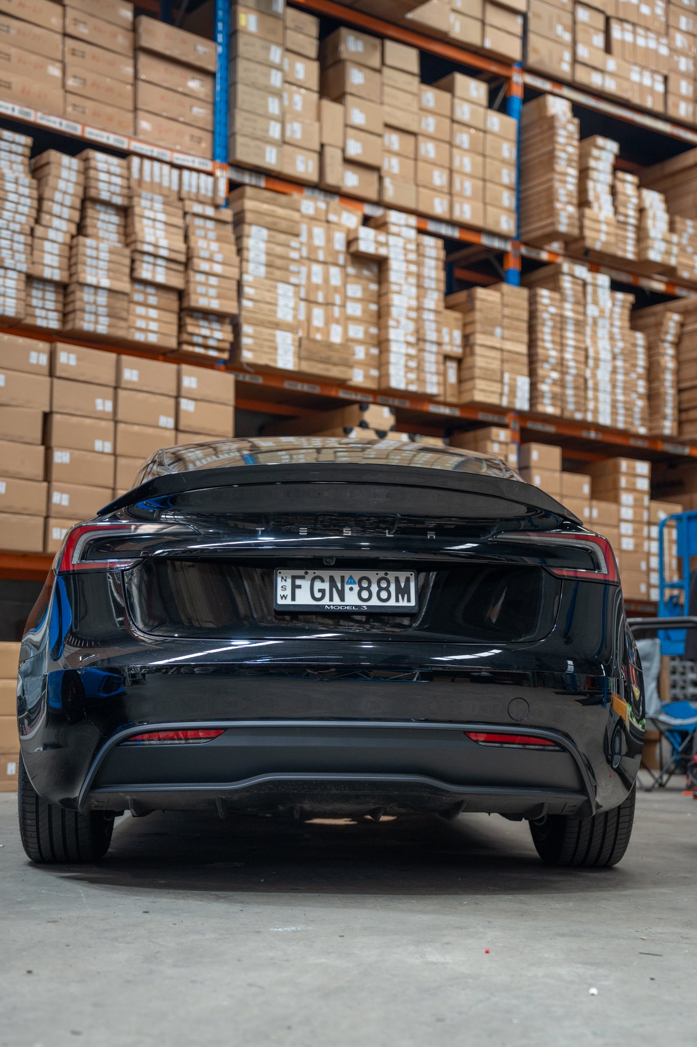 Tesla Model 3 Highland Hausmade Style ABS Spoiler (Gloss Black)