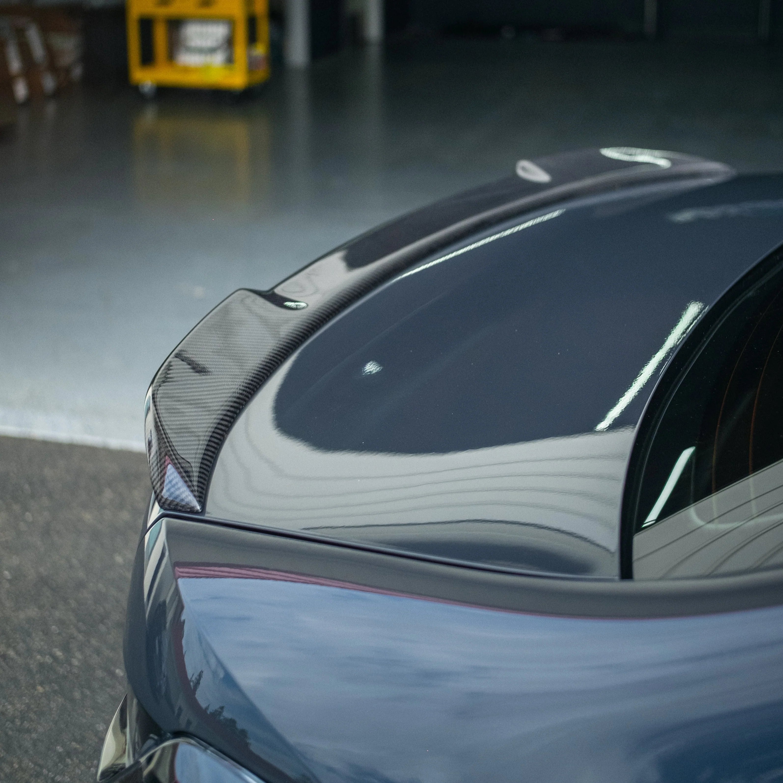 CS Style Rear Boot Lid Spoiler in Pre Pegged Carbon For 20+ M3 G80 / 18+ 3 Series G20