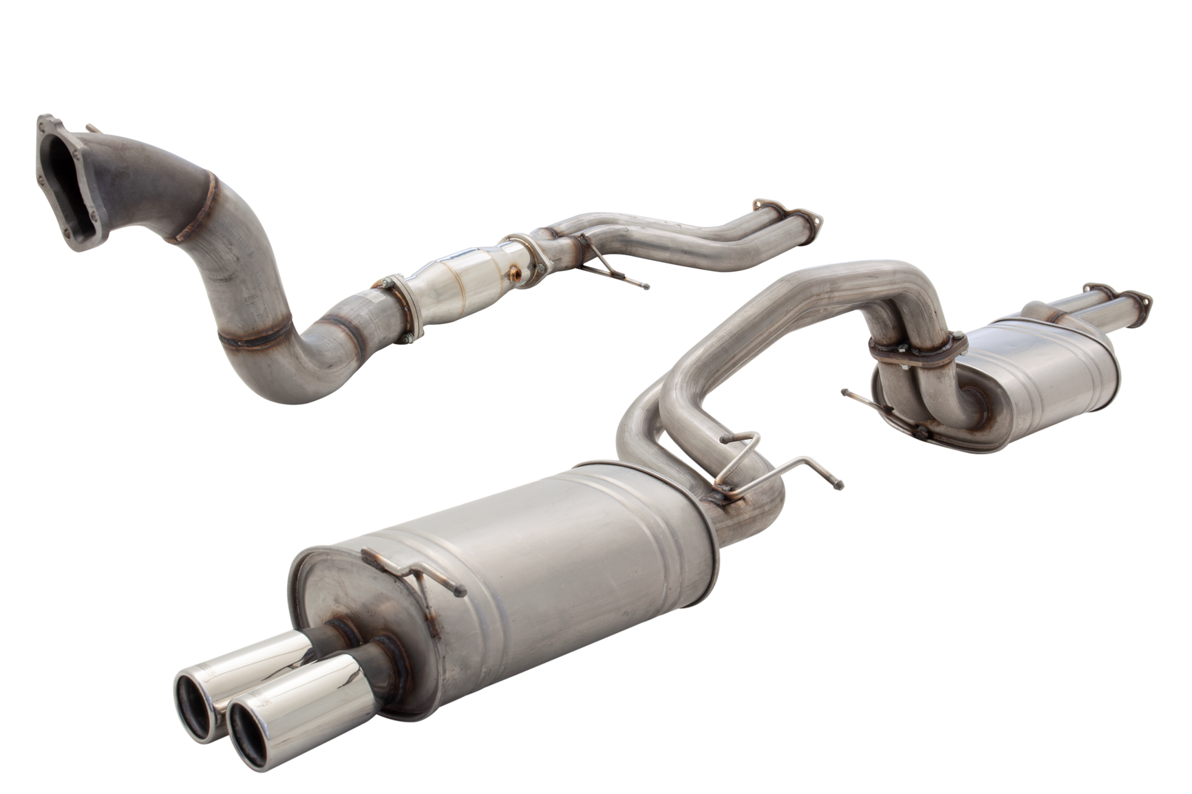 Ford BA BF Falcon Turbo Sedan Twin 2.5Inch Turbo Back Exhaust