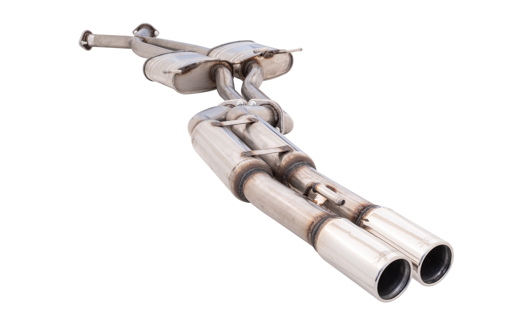 Holden V8 Ute VU-VZ 5.7L Twin 2.5" Cat Back Exhaust with Hot Dog Rear