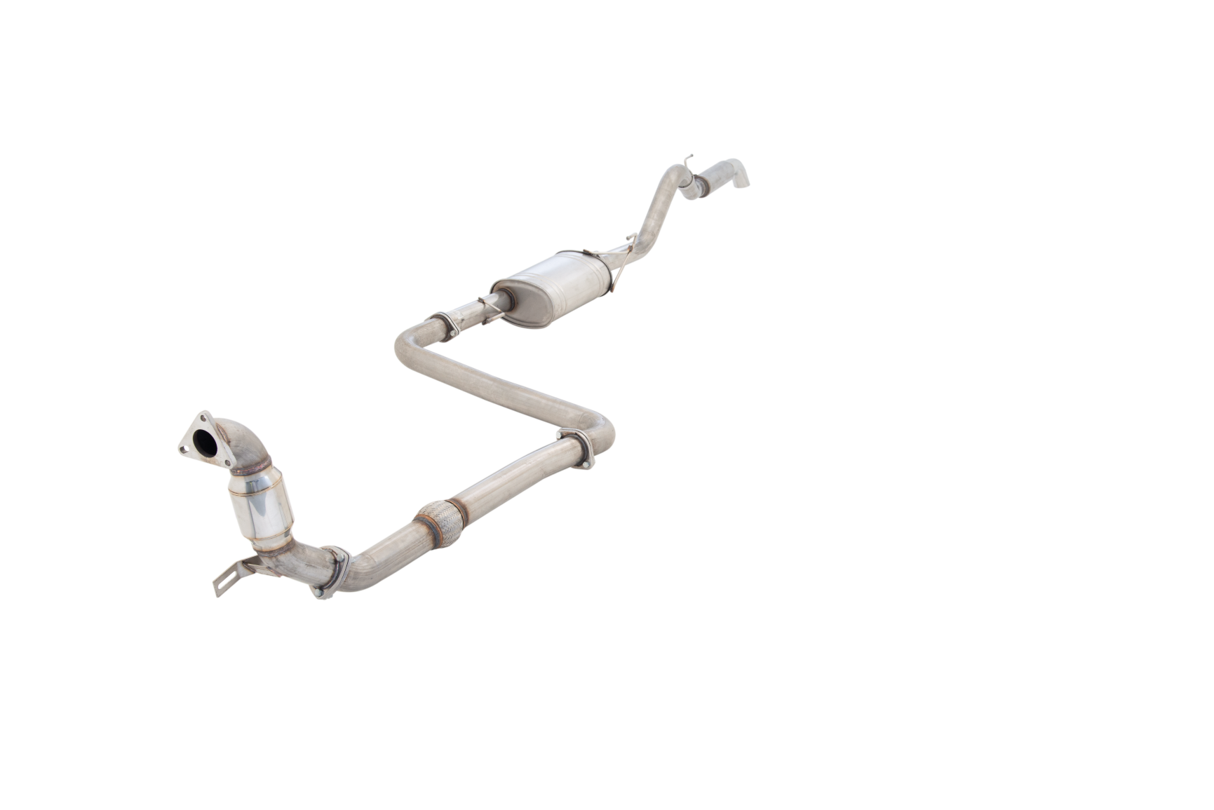 Nissan Navara D40 Turbo Back Exhaust with Cat Converter