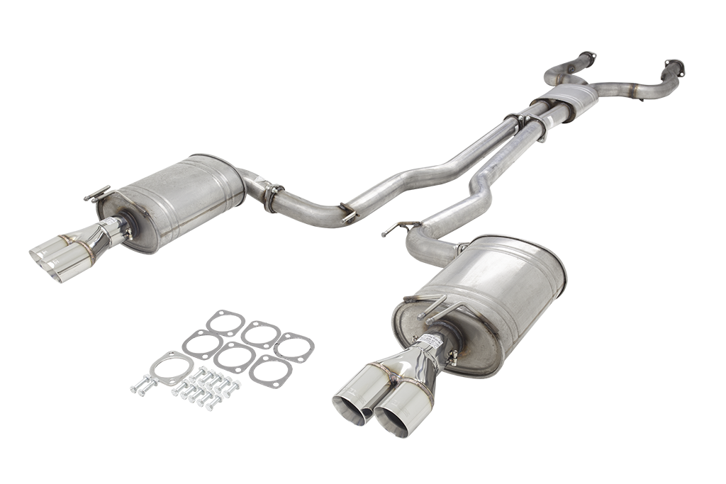 Holden VE Commodore Raw 409 Stainless Steel Twin 2.5Inch Cat Back Exhaust