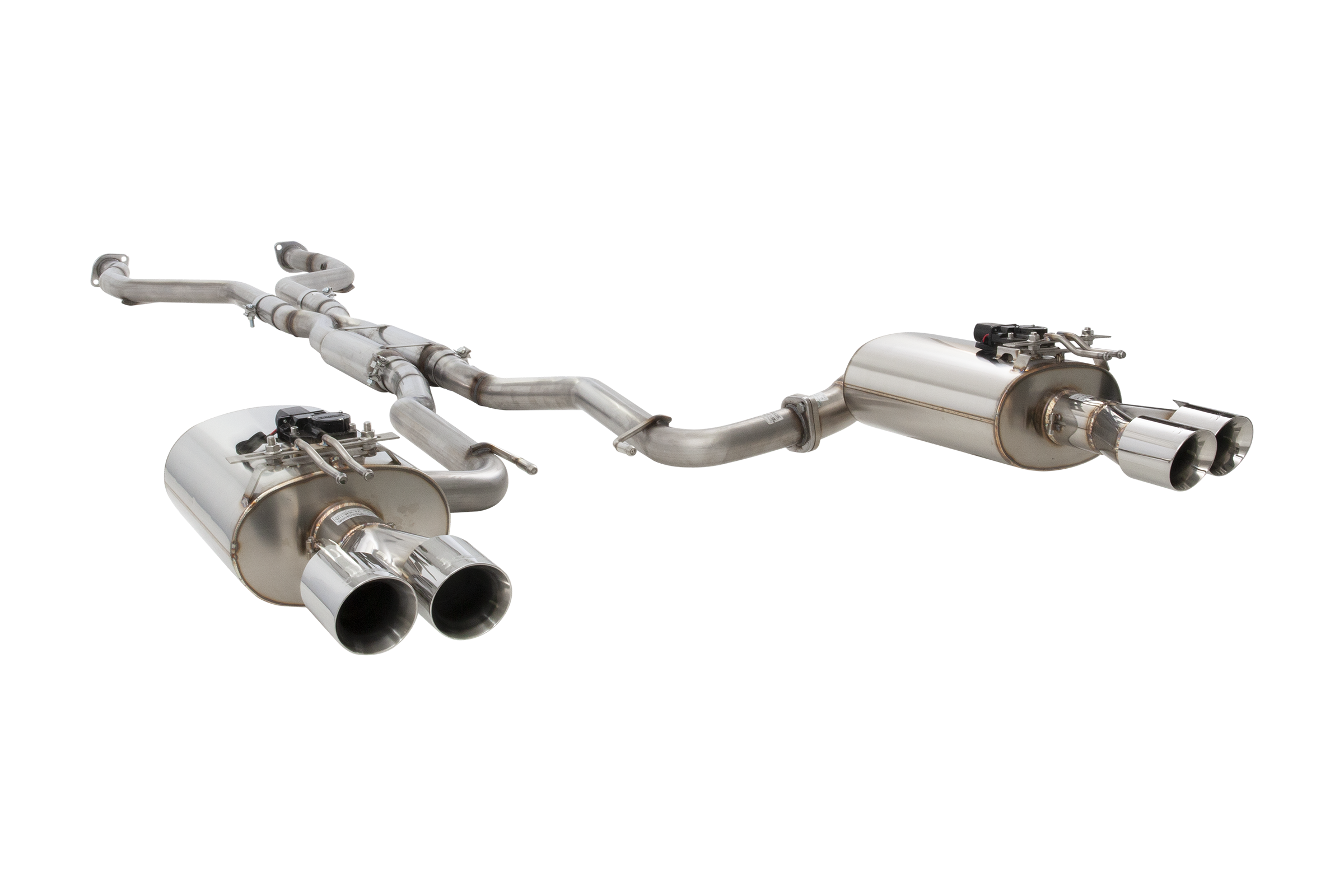 Holden VE/VF Commodore V8 Raw 409 Twin 2.5Inch Varex Valved Cat Back System