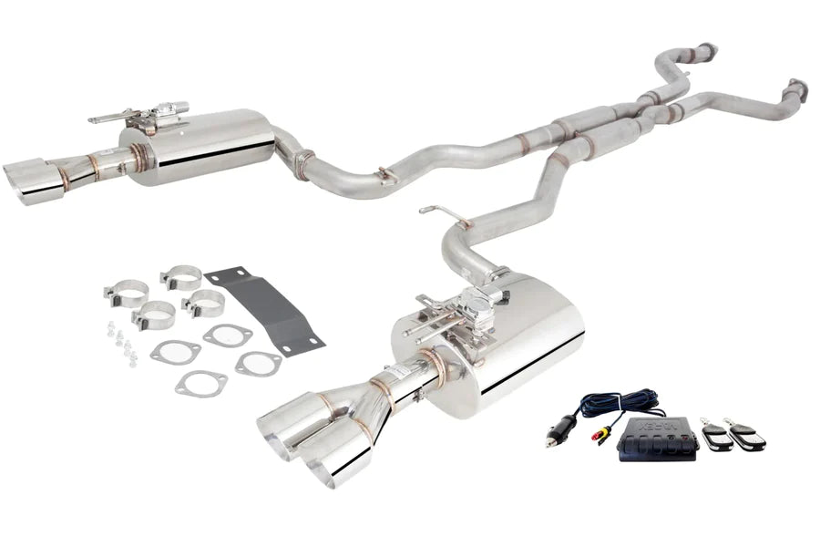 HSV VF Sedan & Wagon Raw 409 Stainless Steel Twin 3" Varex Valved Cat Back System