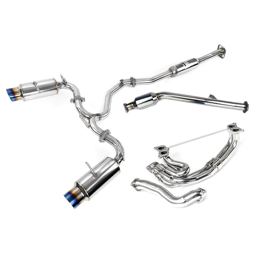 Invidia N1 Engine Back Exhaust w/PSR Unequal Headers - Subaru BRZ & Toyota 86 12-21, 22+ (6MT)