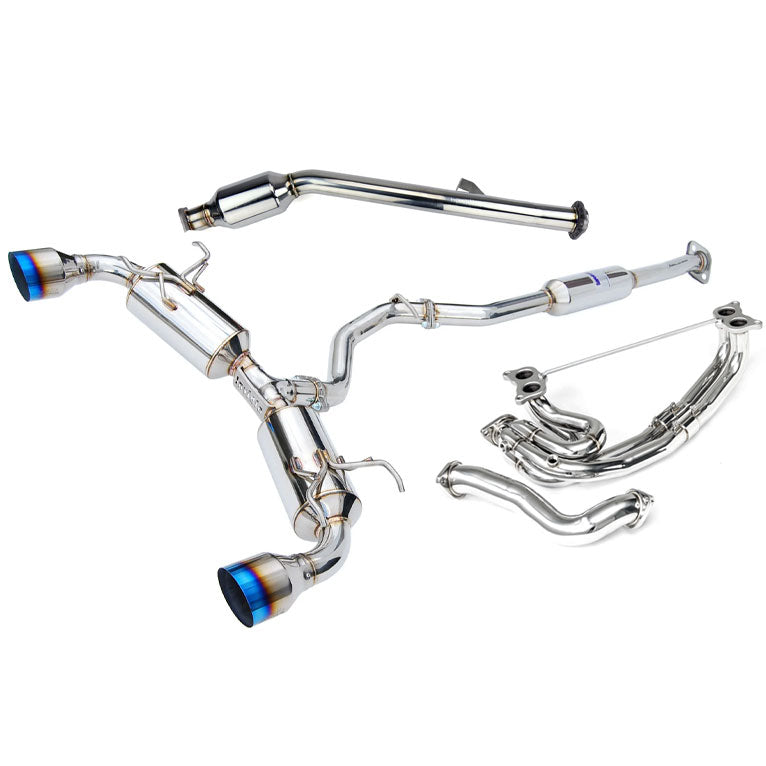 Invidia N2 70mm Engine Back Exhaust w/PSR Unequal Headers - Subaru BRZ & Toyota 86 12-21, 22+ (6MT)