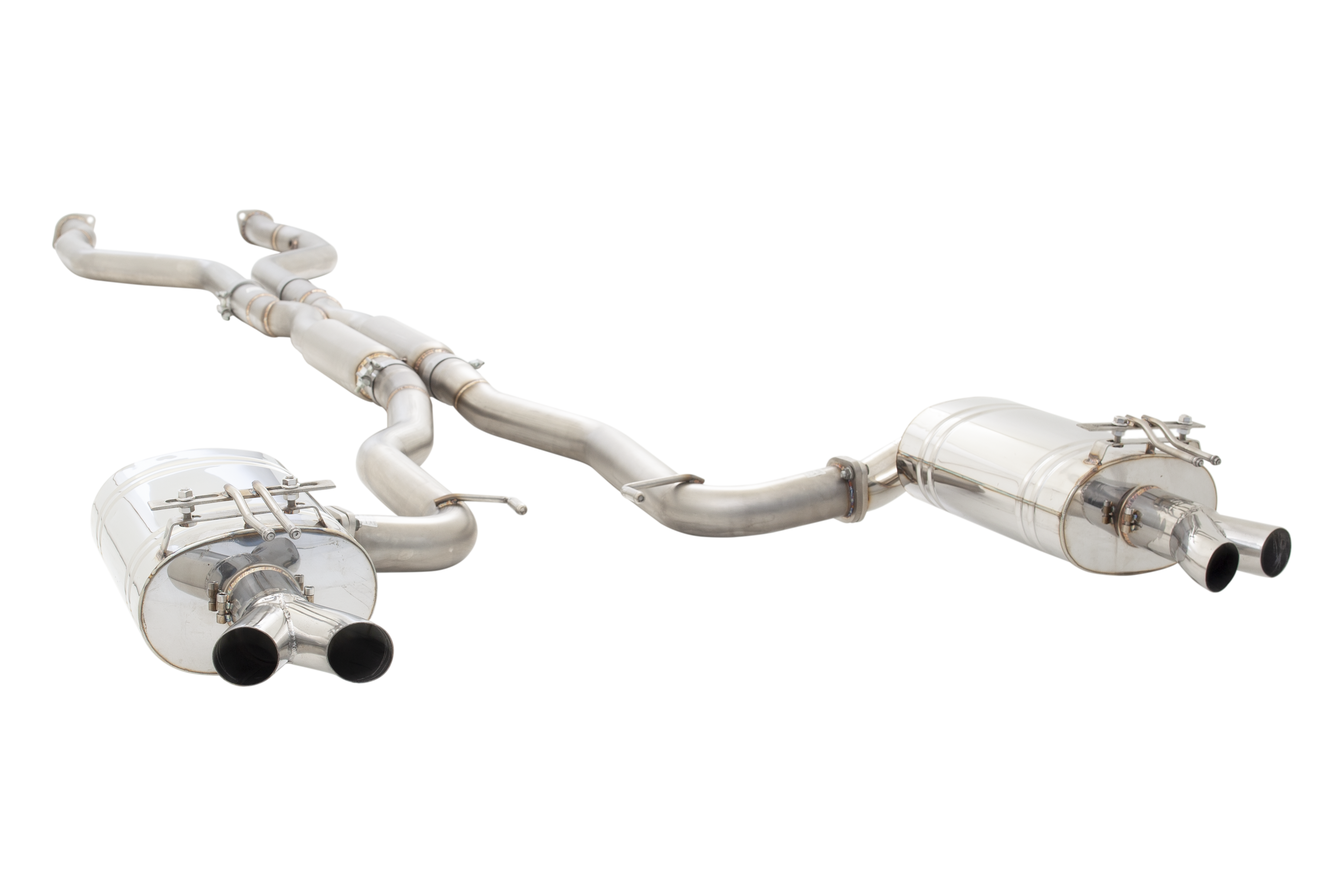 HSV VF Sedan & Wagon 304 Stainless Steel Twin 3" Cat Back System