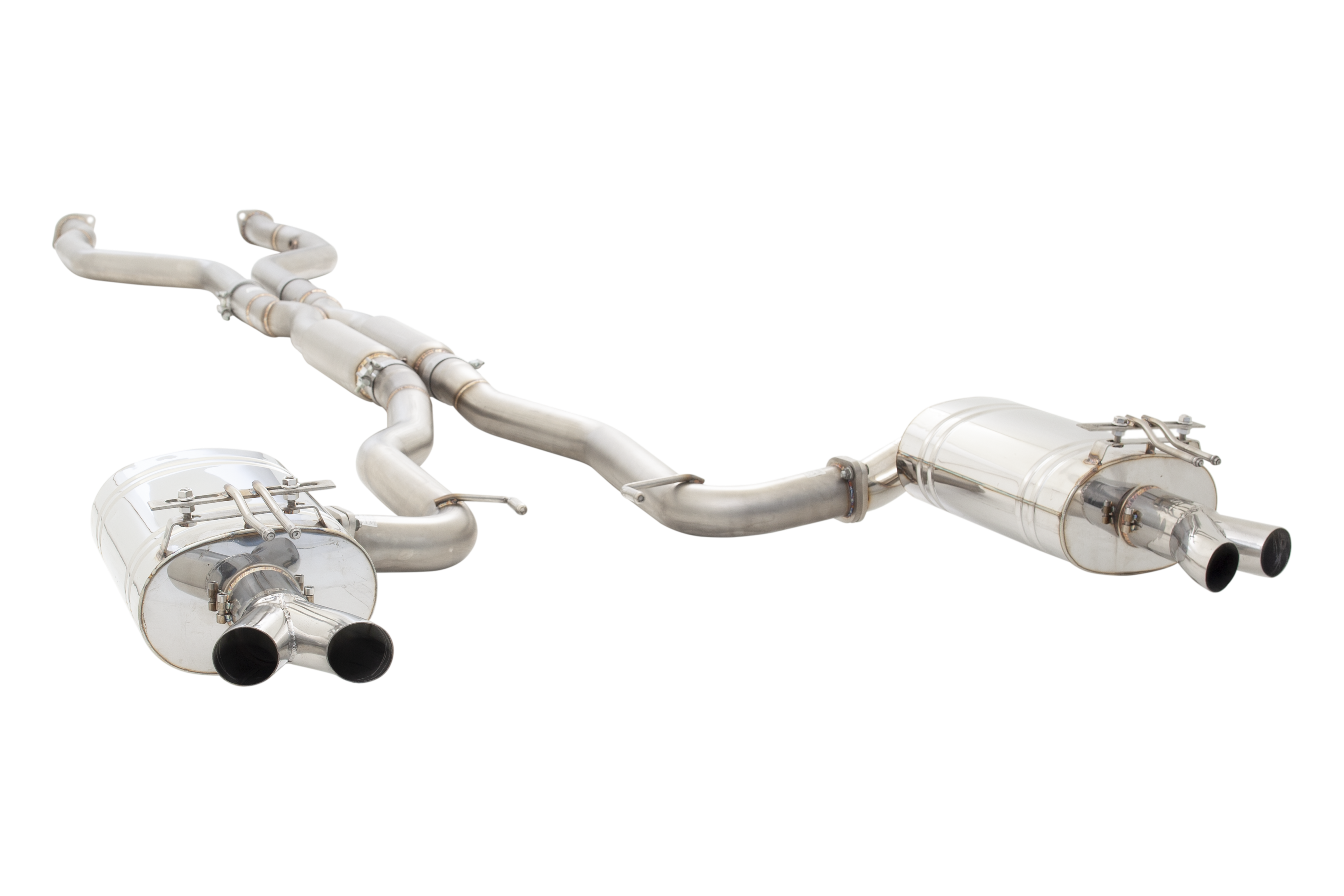 HSV VF Sedan & Wagon 304 Stainless Steel Twin 3" Cat Back System