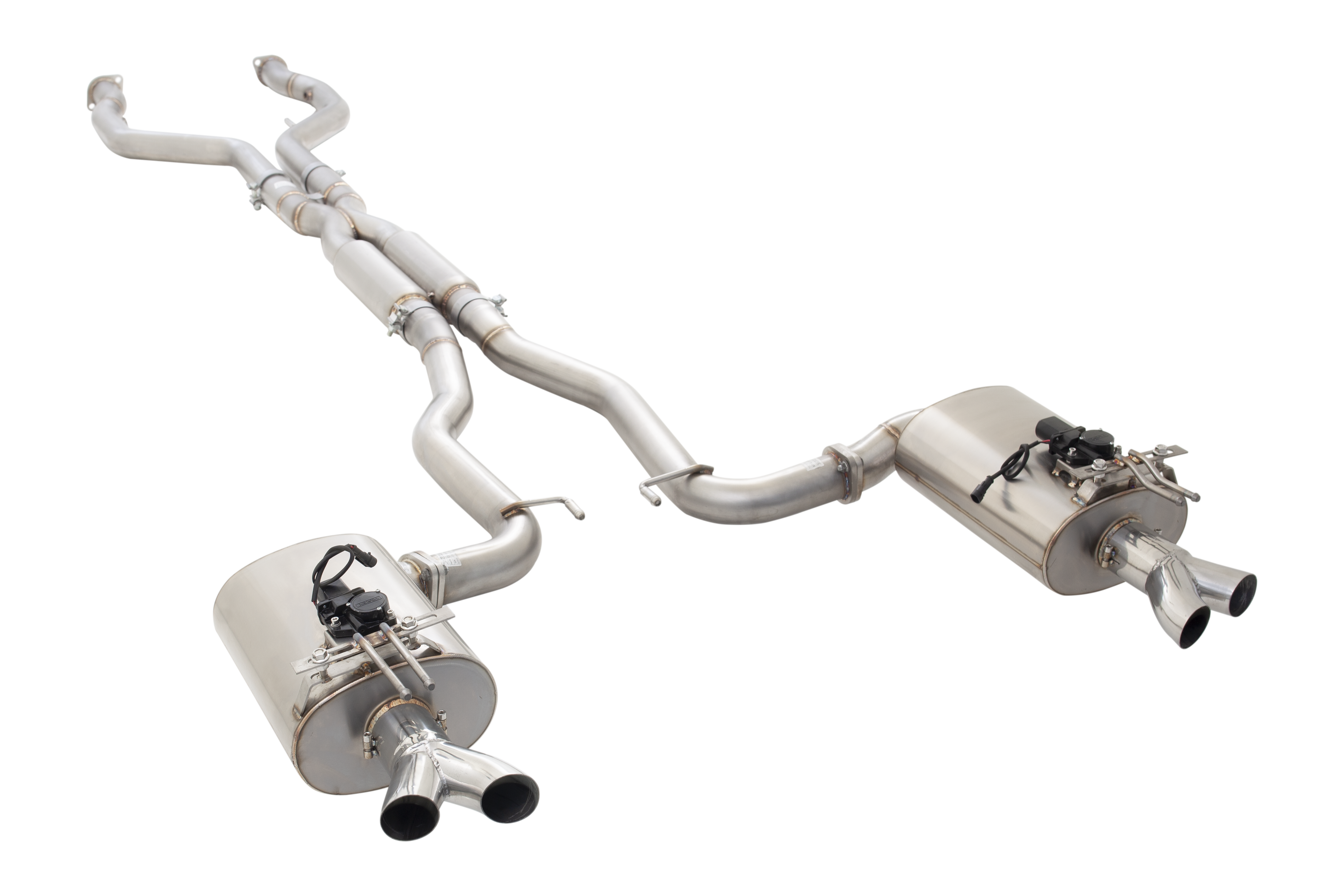 HSV VF Sedan and Wagon 304 Stainless Steel Twin 3Inch Varex Valved Cat Back System