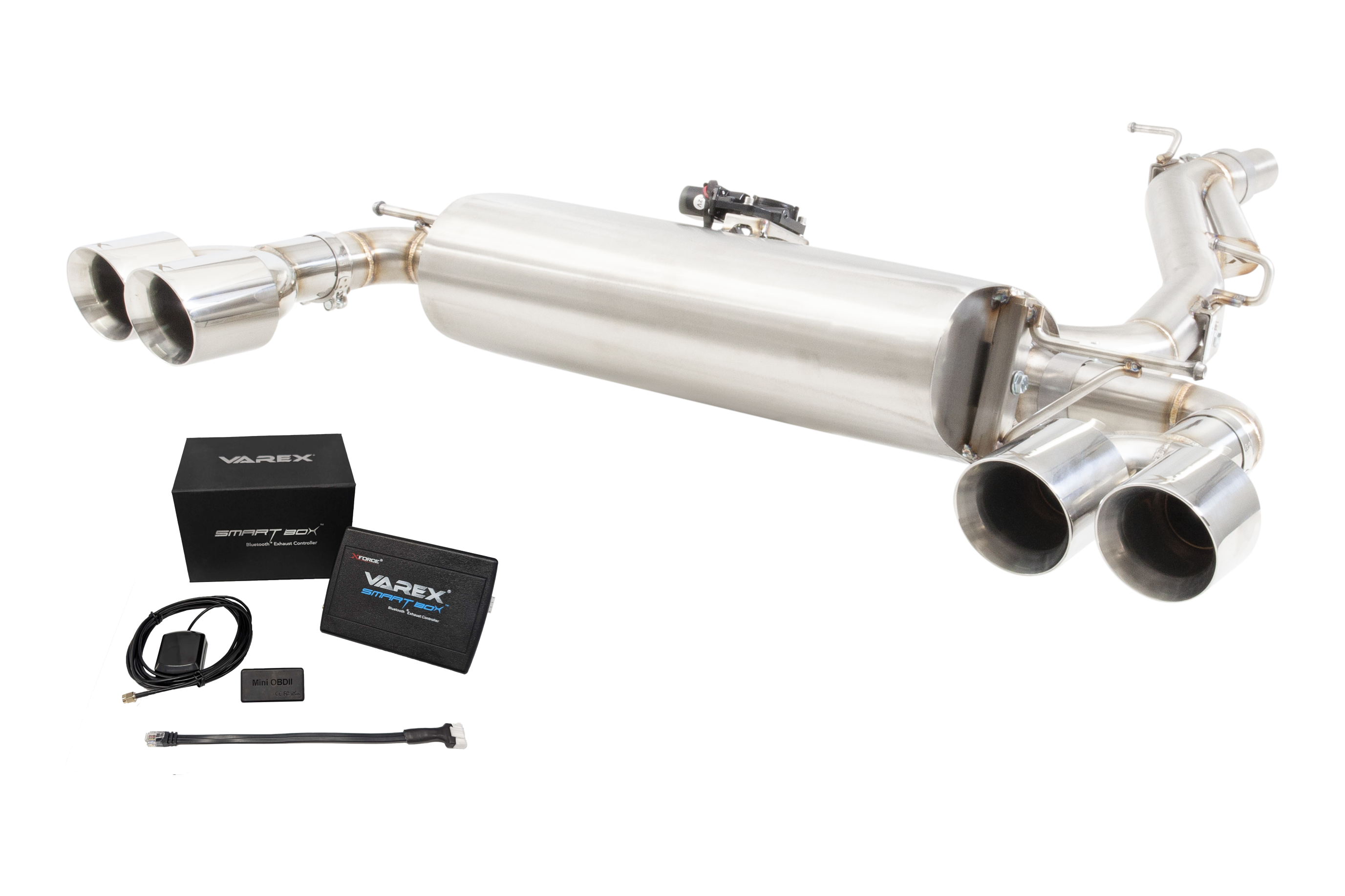 AUDI S3 8Y and 8V Sedan Varex Valved Cat Back Exhaust System with SmartBox