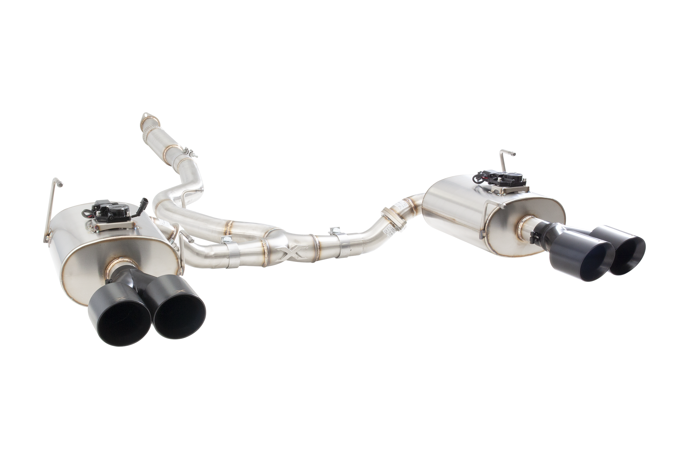 Subaru WRX / STI G3, VA Sedan Varex WR Valved Cat Back Exhaust with Black Tips