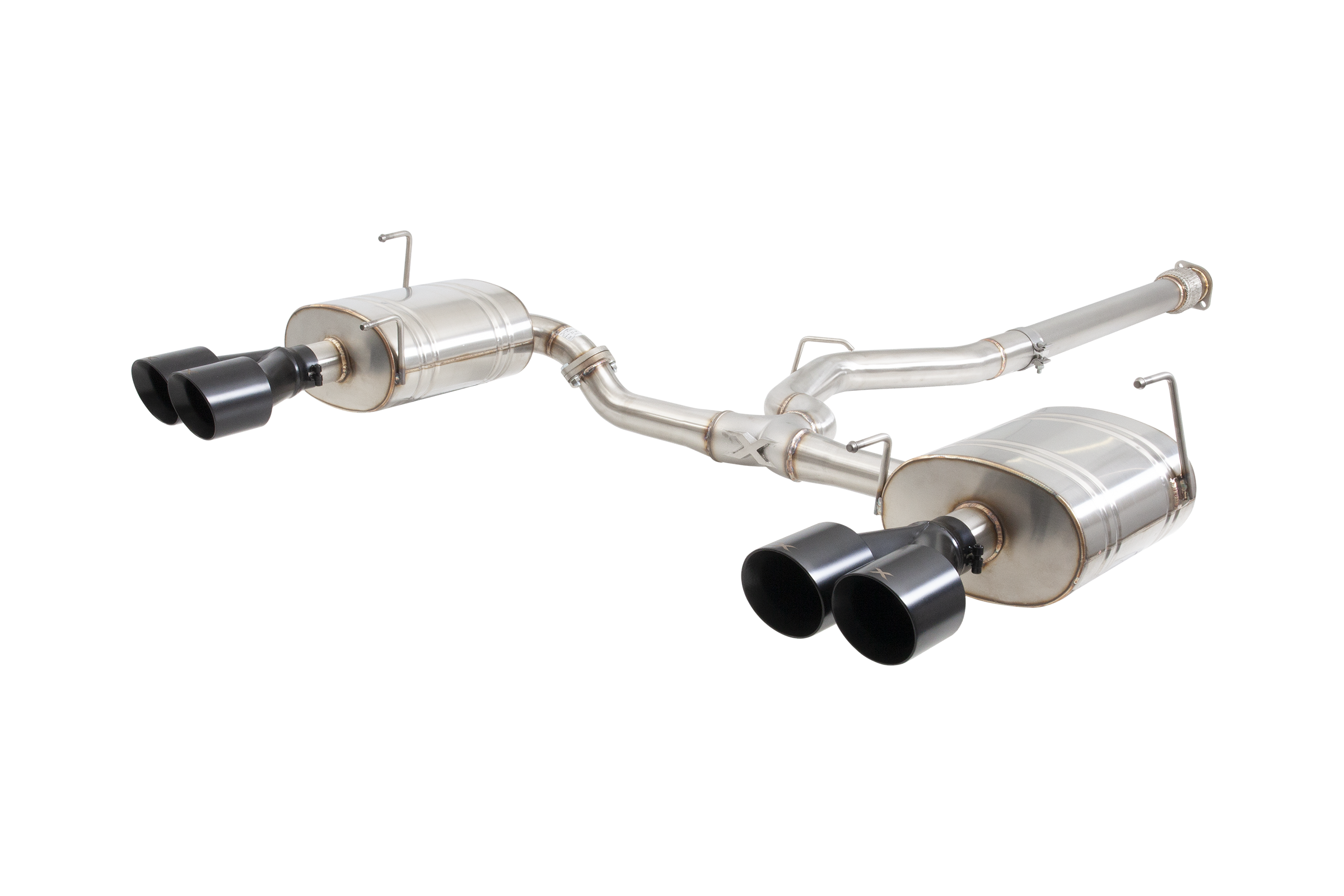 Subaru WRX Sedan VB Cat Back Exhaust System with Black Tips