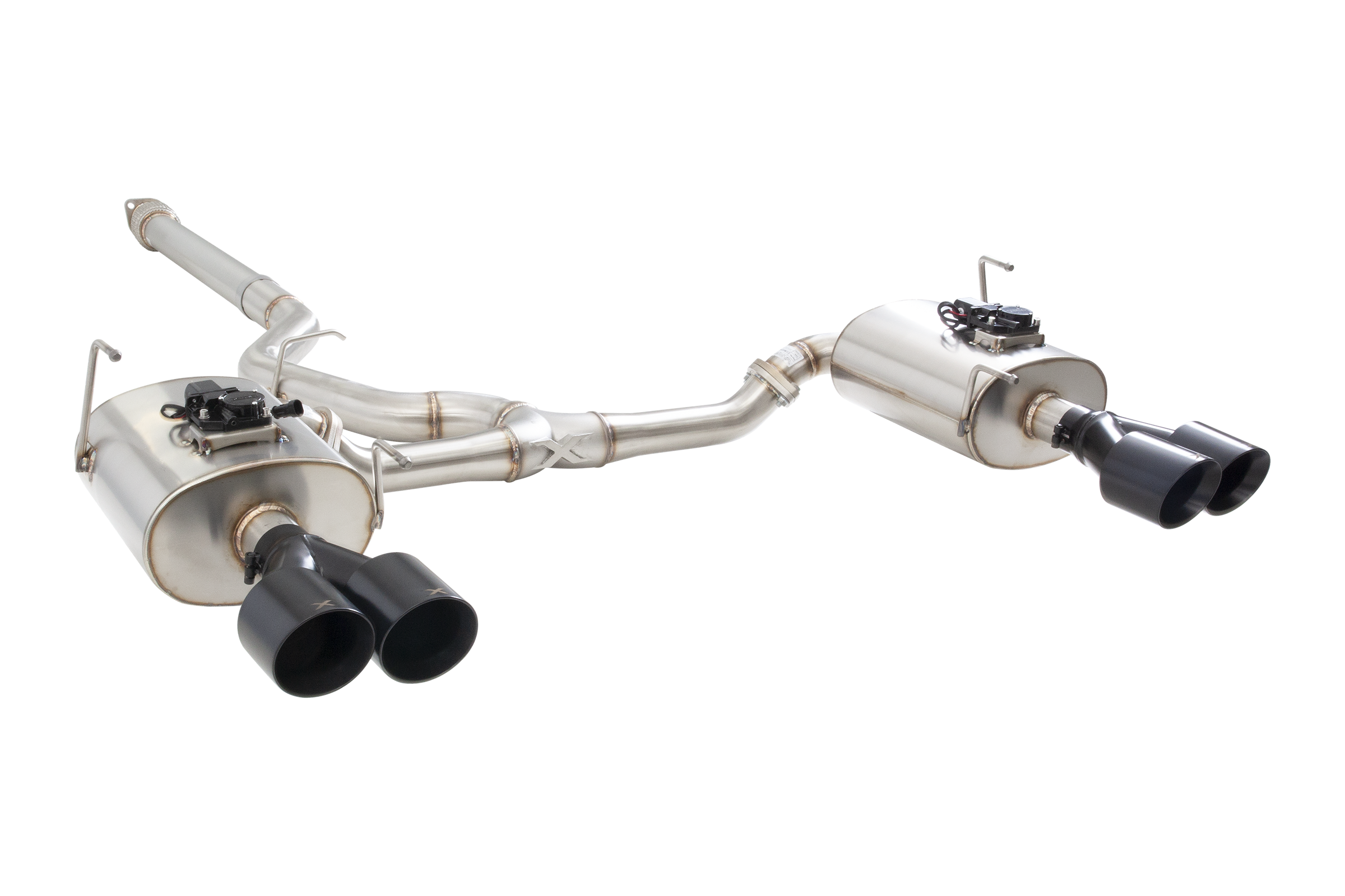 SUBARU WRX SEDAN VB Varex WR Valved Cat Back Exhaust System with Black Tips