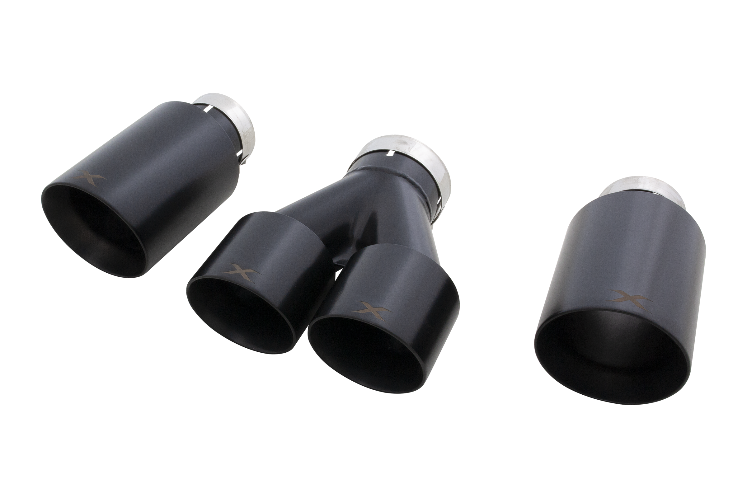 Toyota Corolla GR Matte Black Exhaust Tip Set