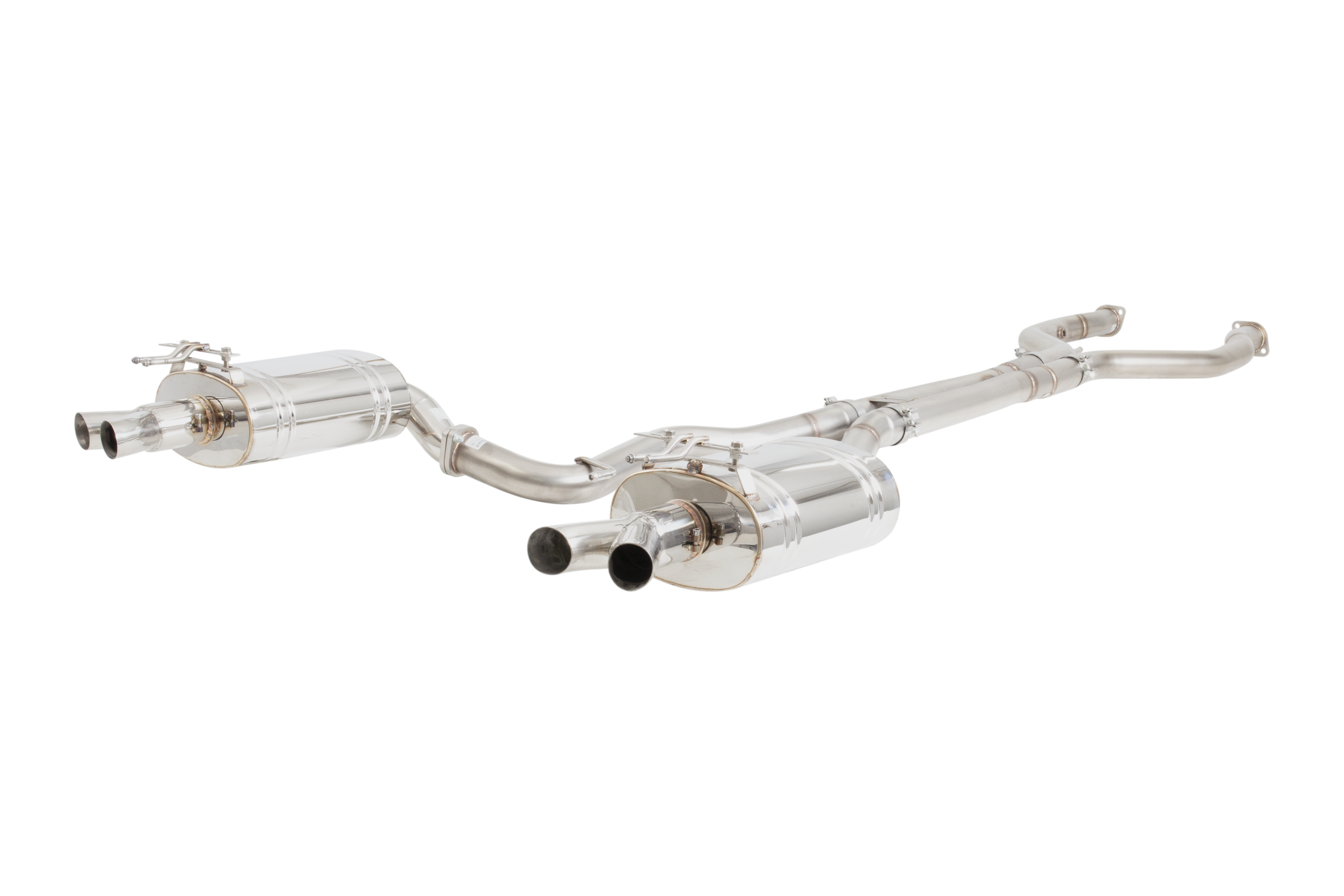 HSV VF Sedan Straight Pipe Center Twin 3Inch 304 SS Cat Back