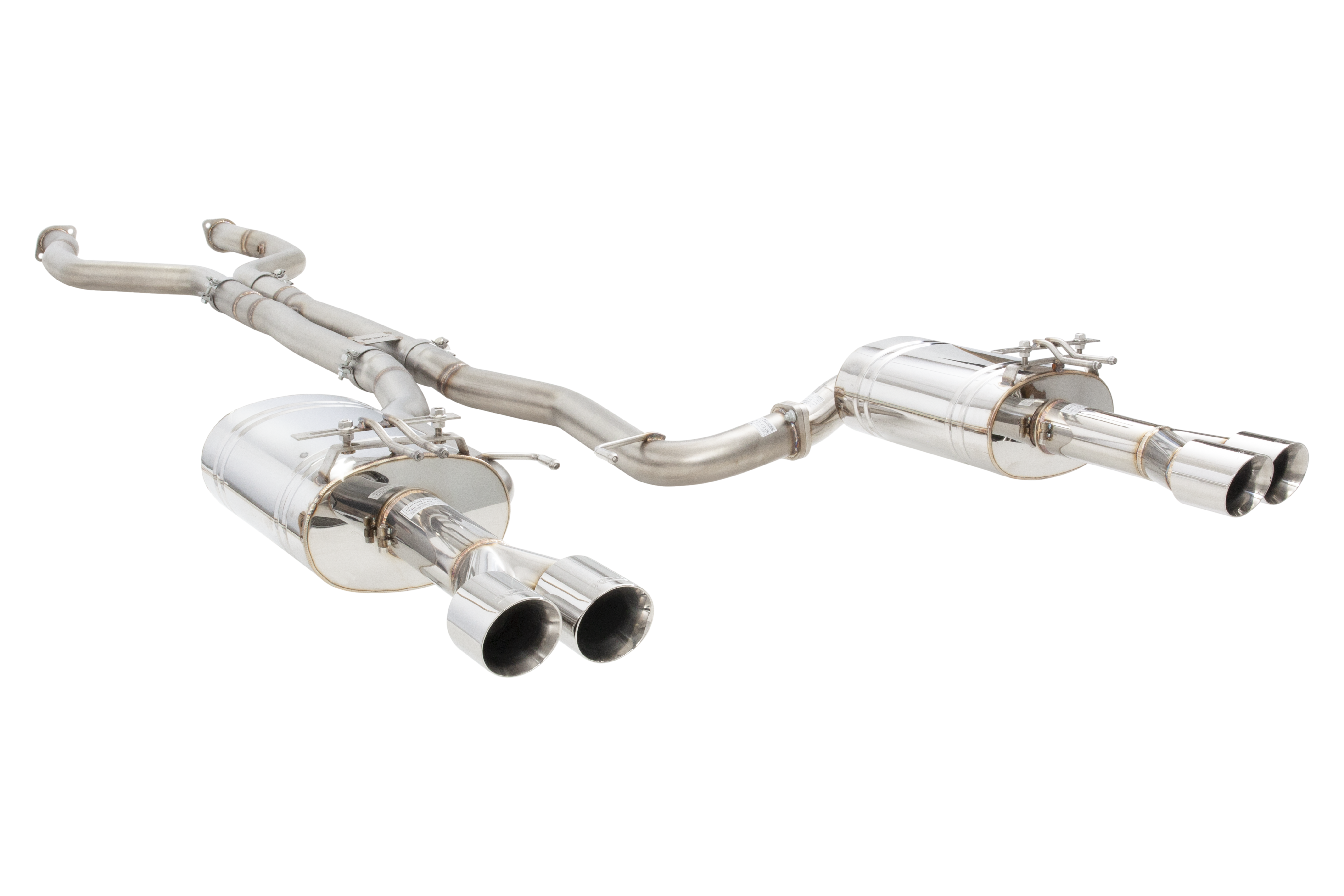 Holden VE/VF V8 Ute Straight Pipe Center Twin 3Inch 304 SS Cat Back