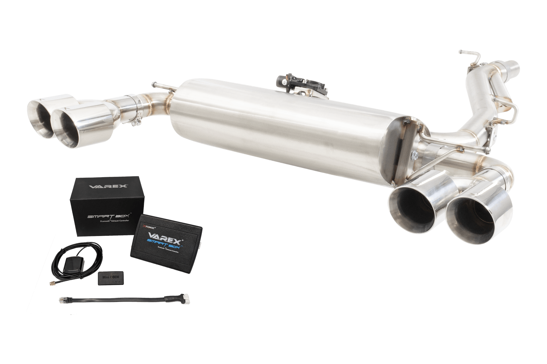 ALL NEW VW GOLF R MK8 Varex Valved Cat Back Exhaust System with SmartBox