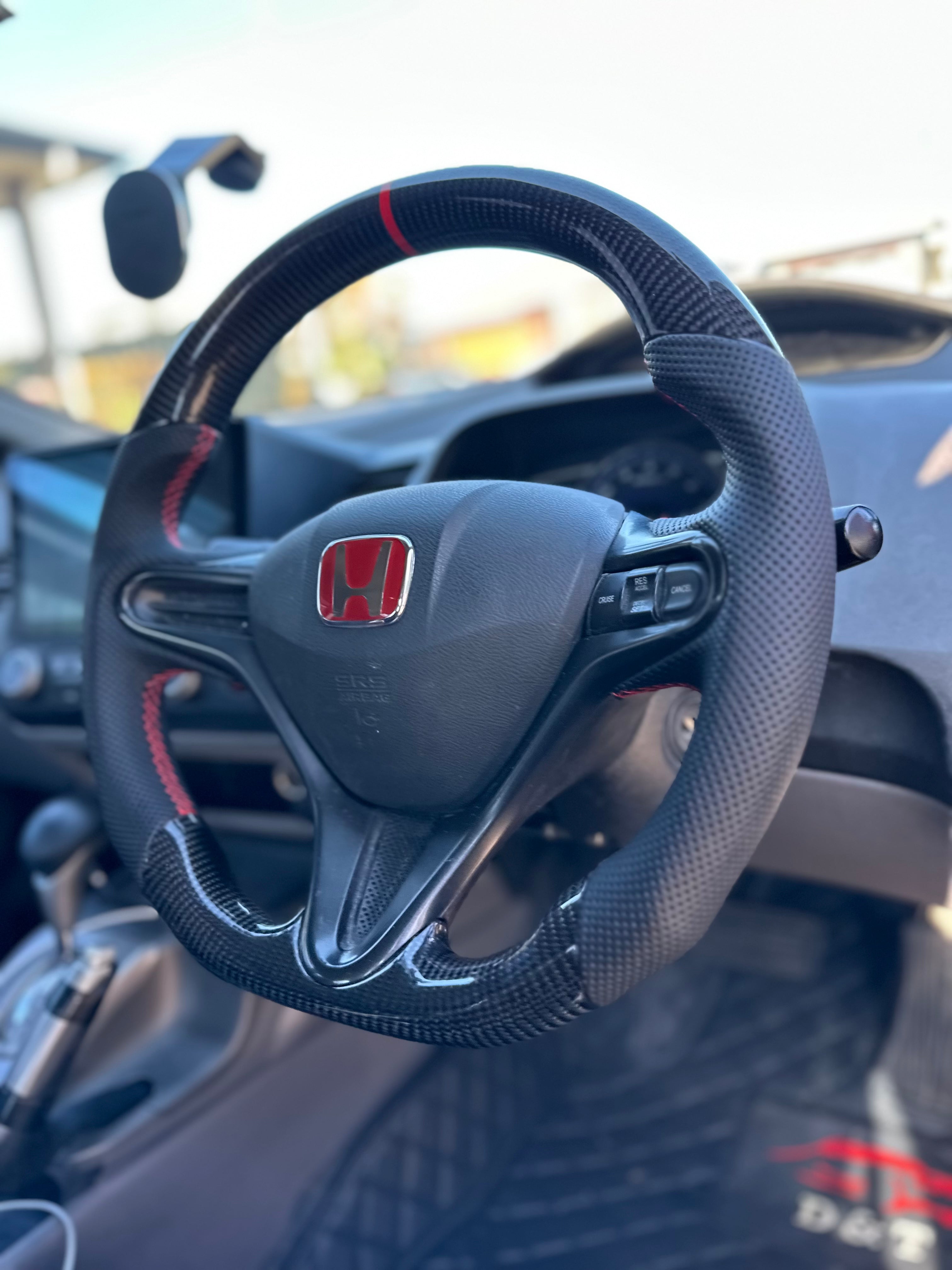 Honda Civic FD1 & FD2 Carbon Steering Wheel